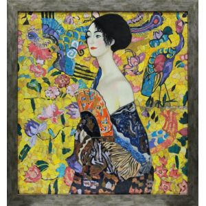 Lady with fan –...