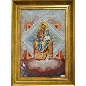 Icoană Iisus pe Tron